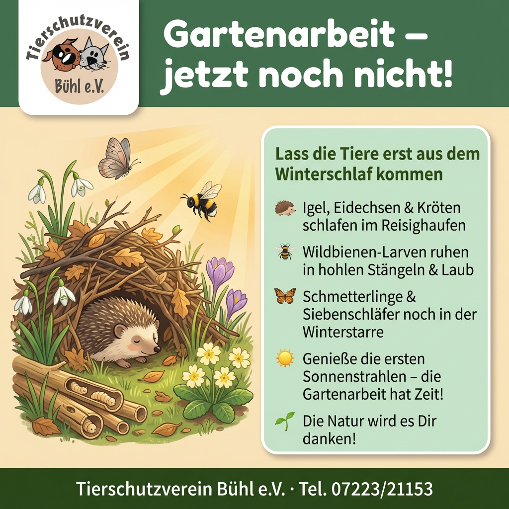 Gartenarbeit - jetzt noch nicht